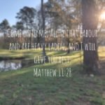 Be of Good Cheer- Encouragement During a Storm